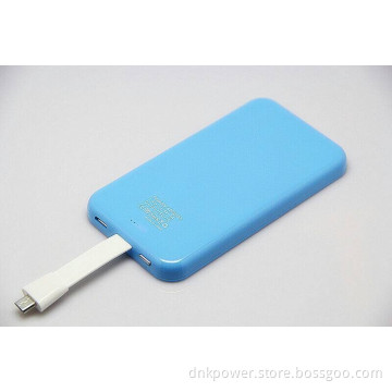 High Quality External Power Bank 4000mAh Portable Battery Charger